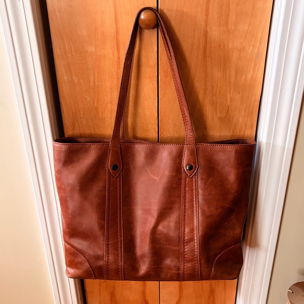 Frye Brown Leather Tote Bag